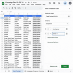 Simplify workflows by creating and editing dropdown lists with Data Validation in #Google Sheets