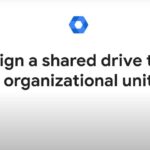 Assign a shared drive to an organizational unit