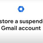 Restore a suspended Gmail account